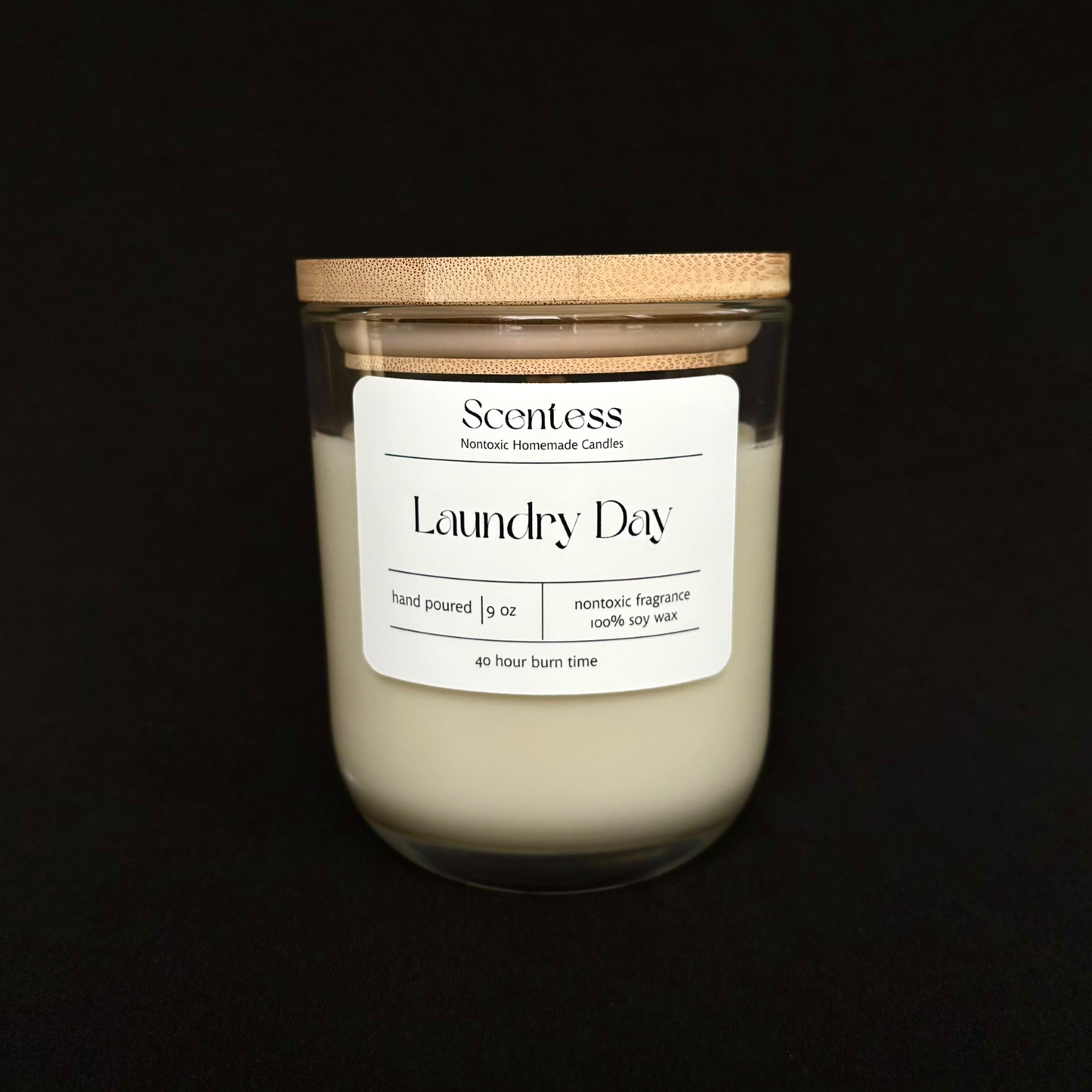 Scentess 9 oz Laundry Day Candle