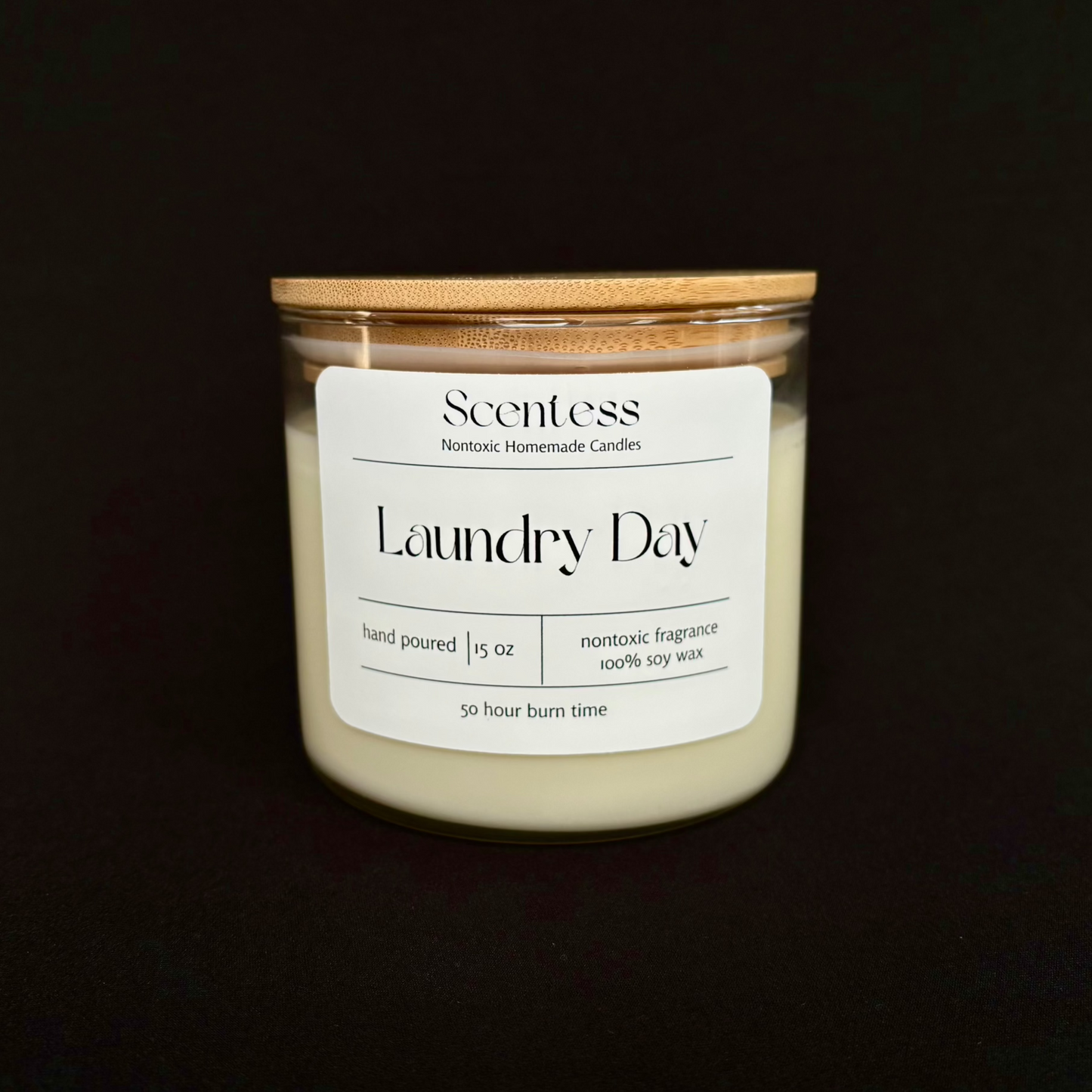 Scentess 15 oz Laundry Day Candle