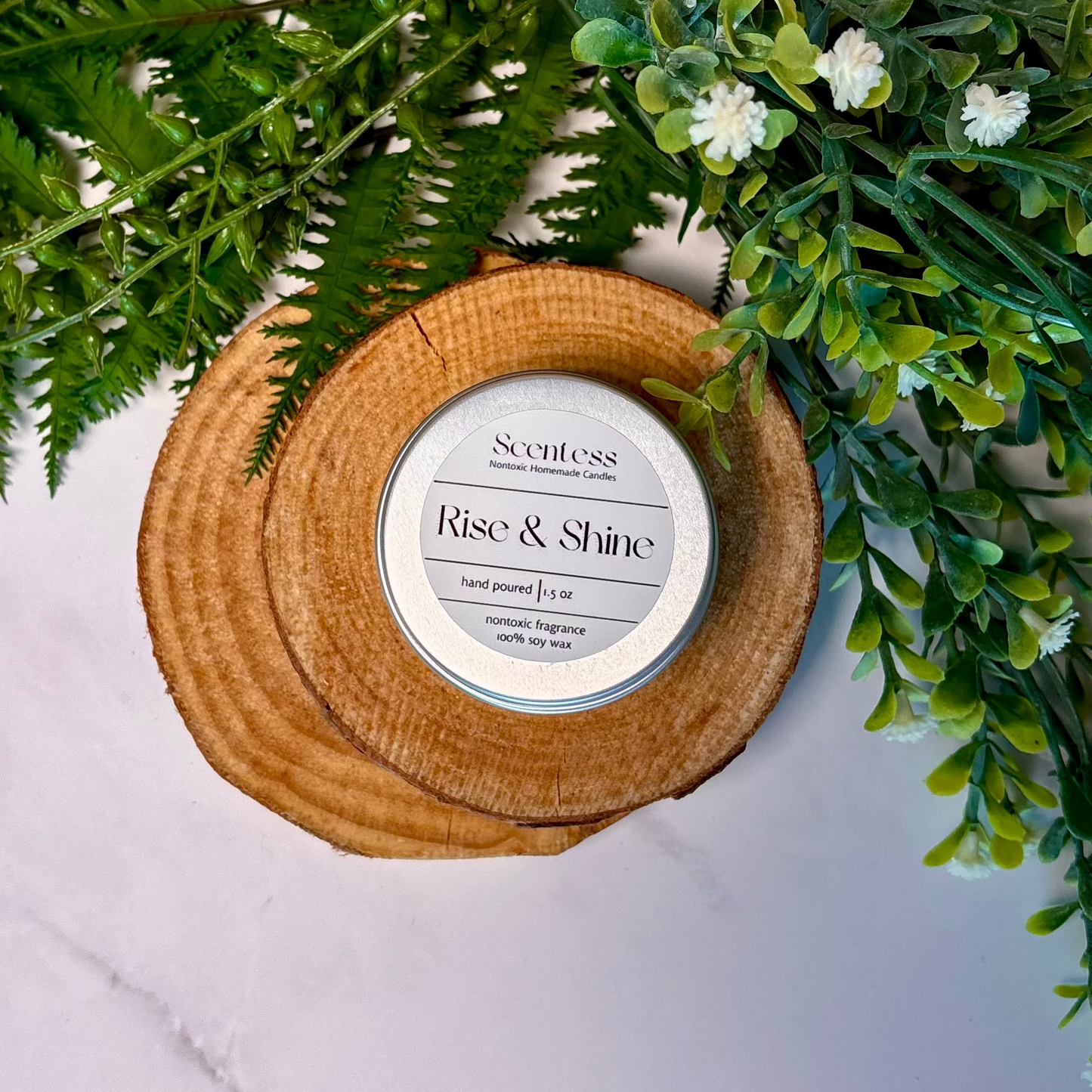 Scentess Mini Rise & Shine Scented Non-toxic Soy Candle