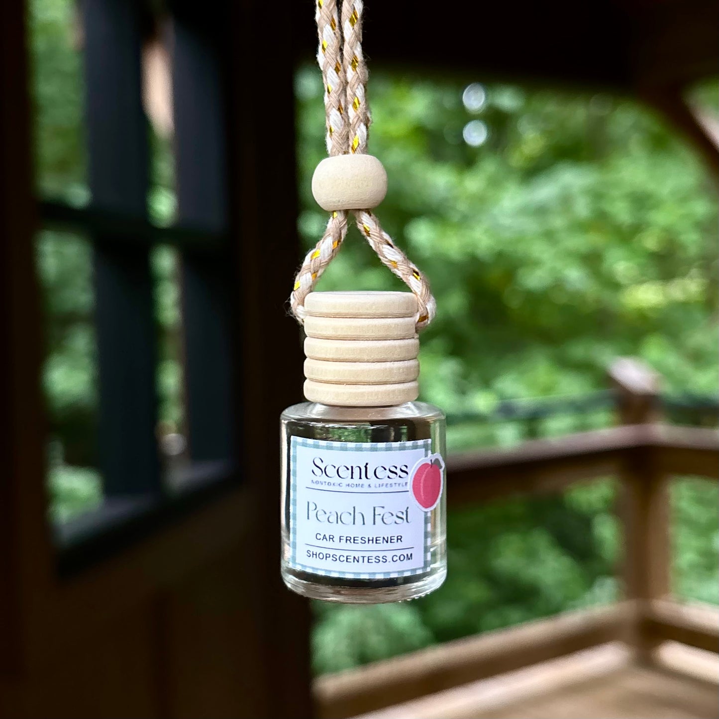 Peach Scented Nontoxic Car Freshener
