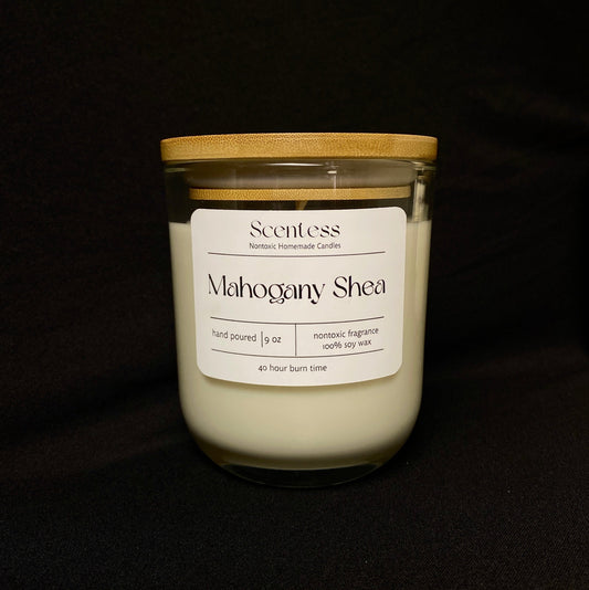 9 oz mahogany shea candle