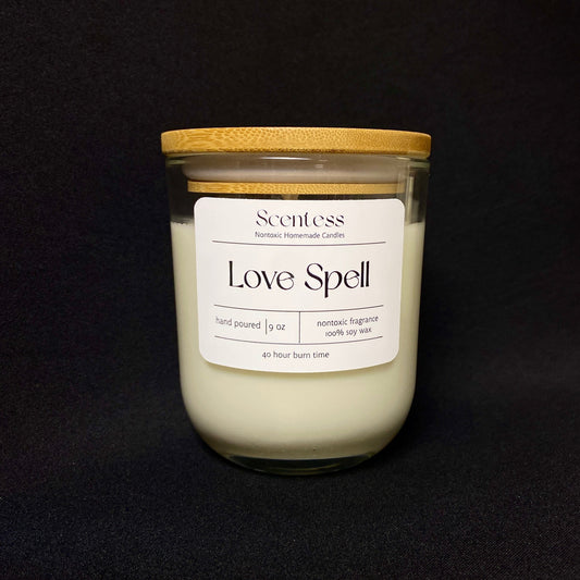 9 oz love spell candle