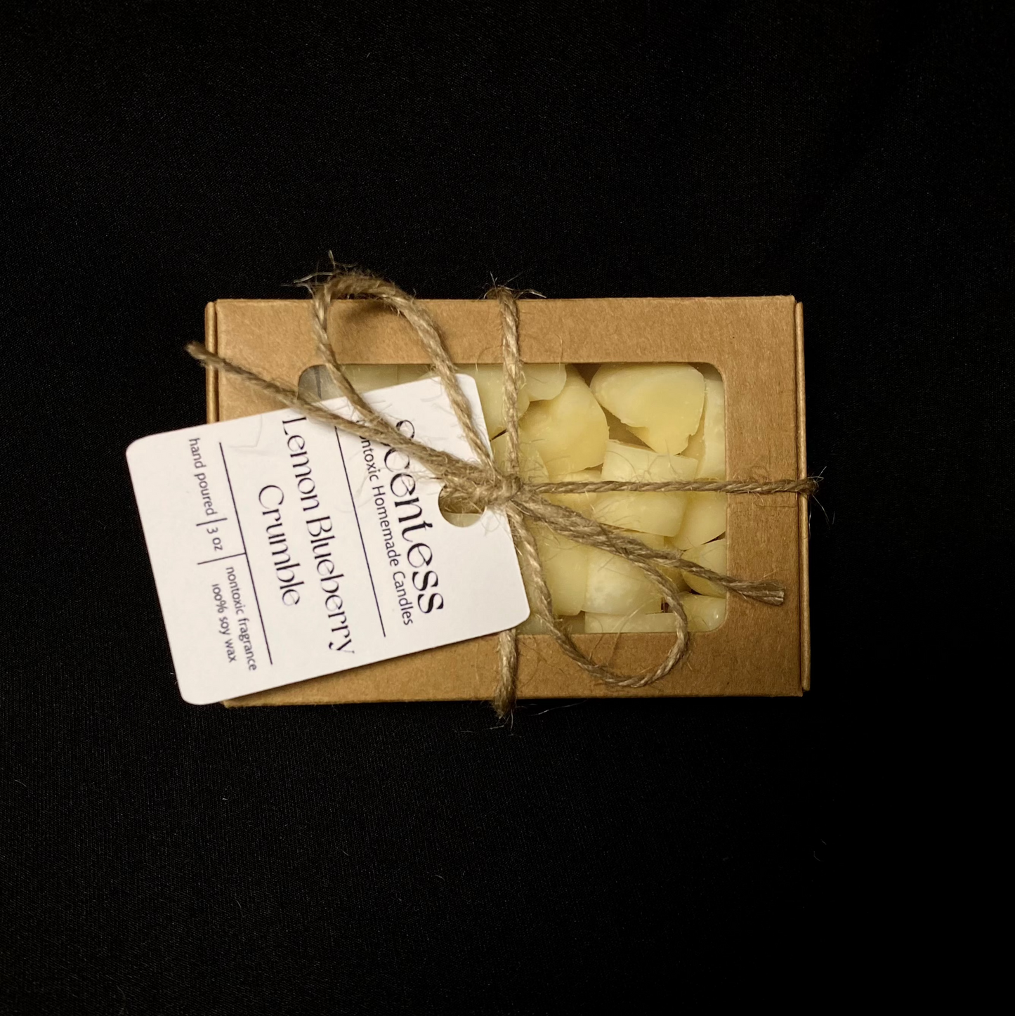 Scentess Lemon Blueberry Crumble Heart Shaped Wax Melts