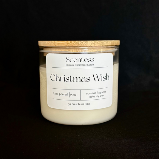 Nontoxic soy Christmas candle