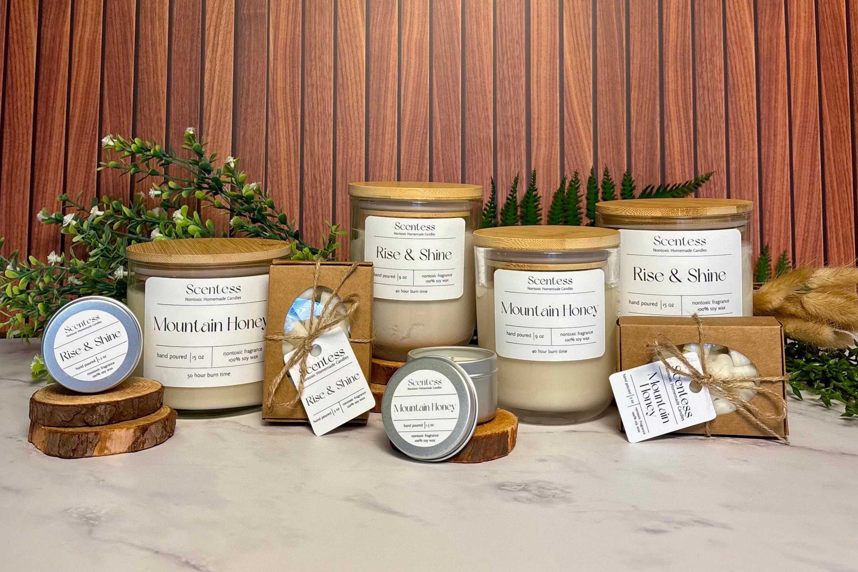 Scentess 2026 Non-toxic Candles Spring Collection