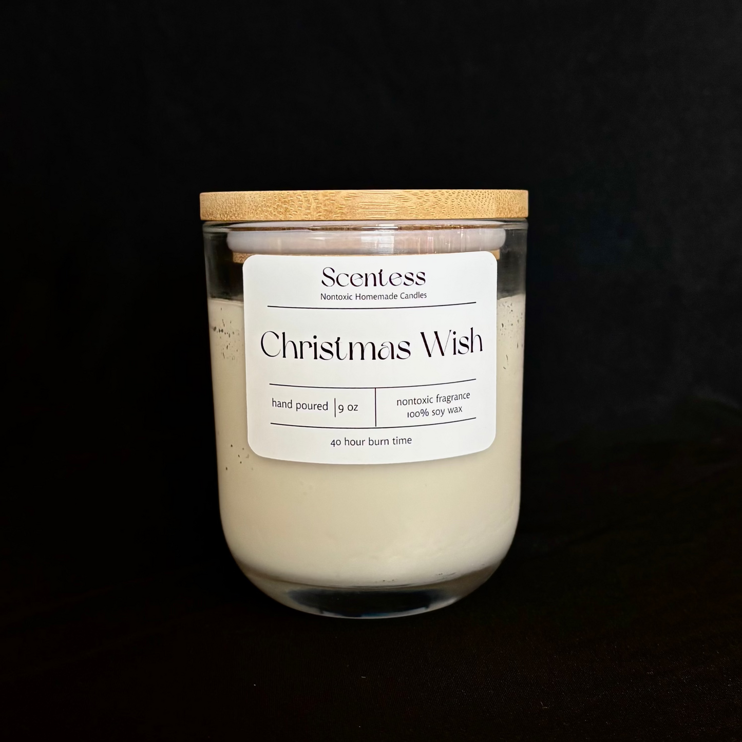 nontoxic soy Christmas candle