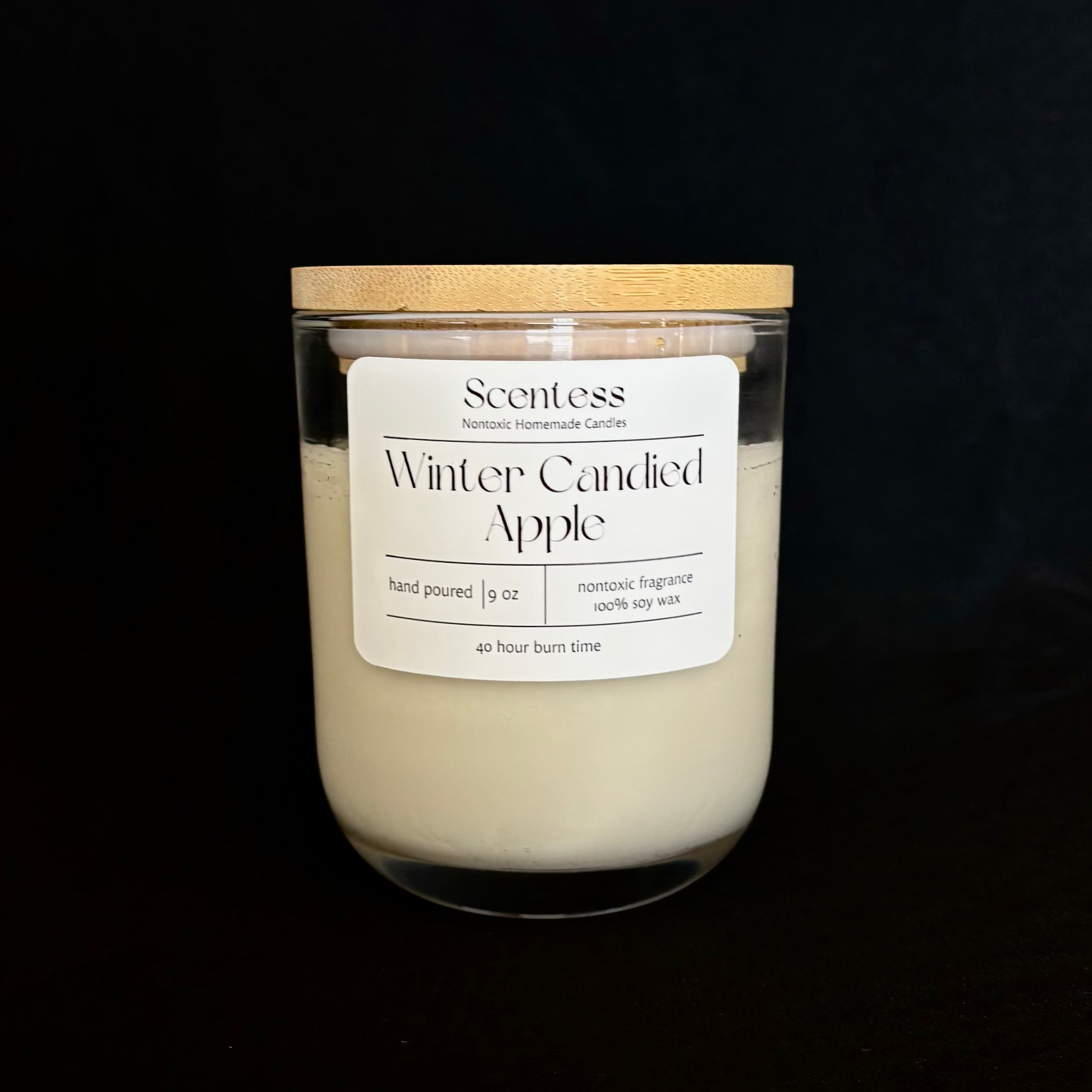 nontoxic soy winter candle