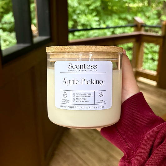 Apple Picking 15 oz Scented Nontoxic Candle