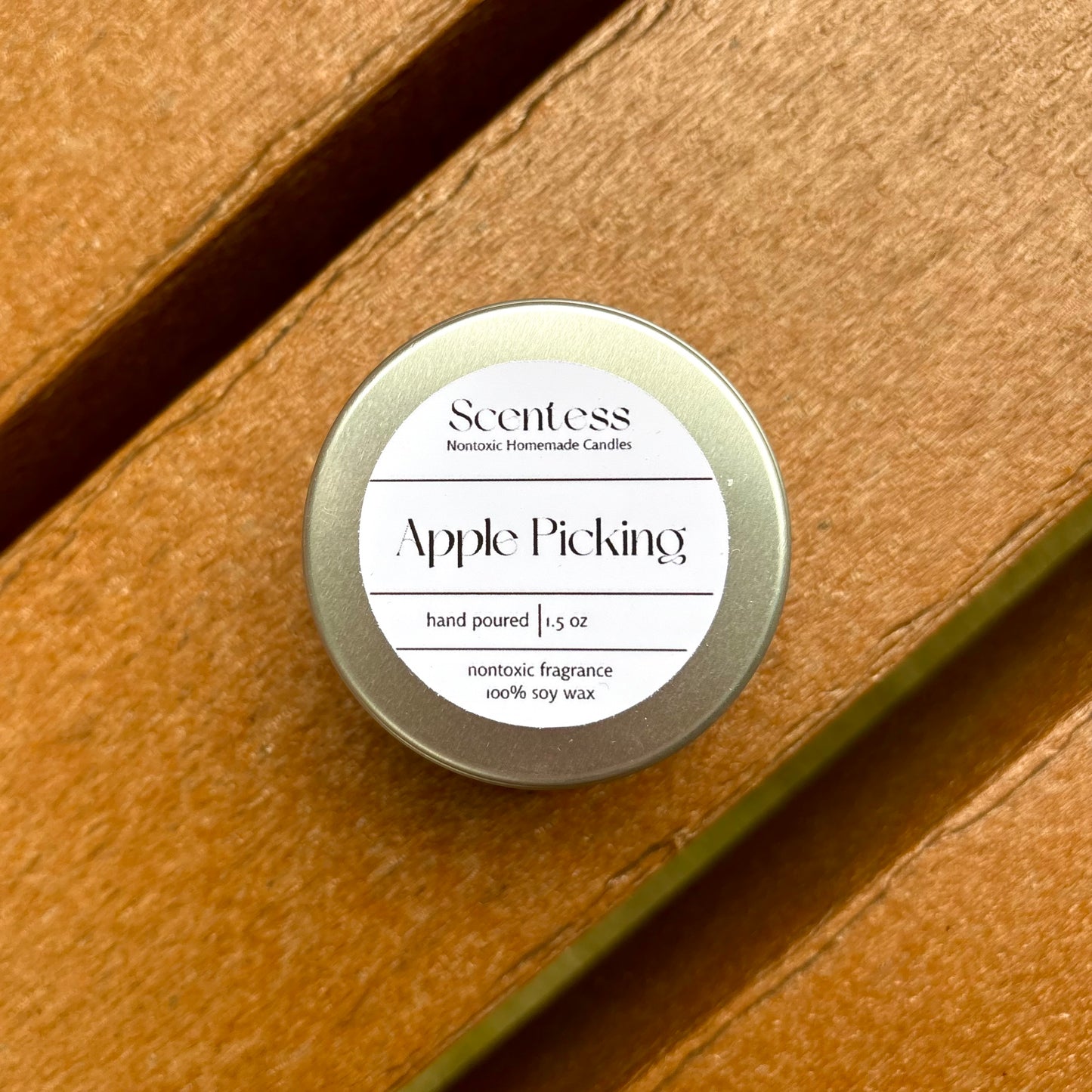 Apple Picking Mini Scented Nontoxic Candle