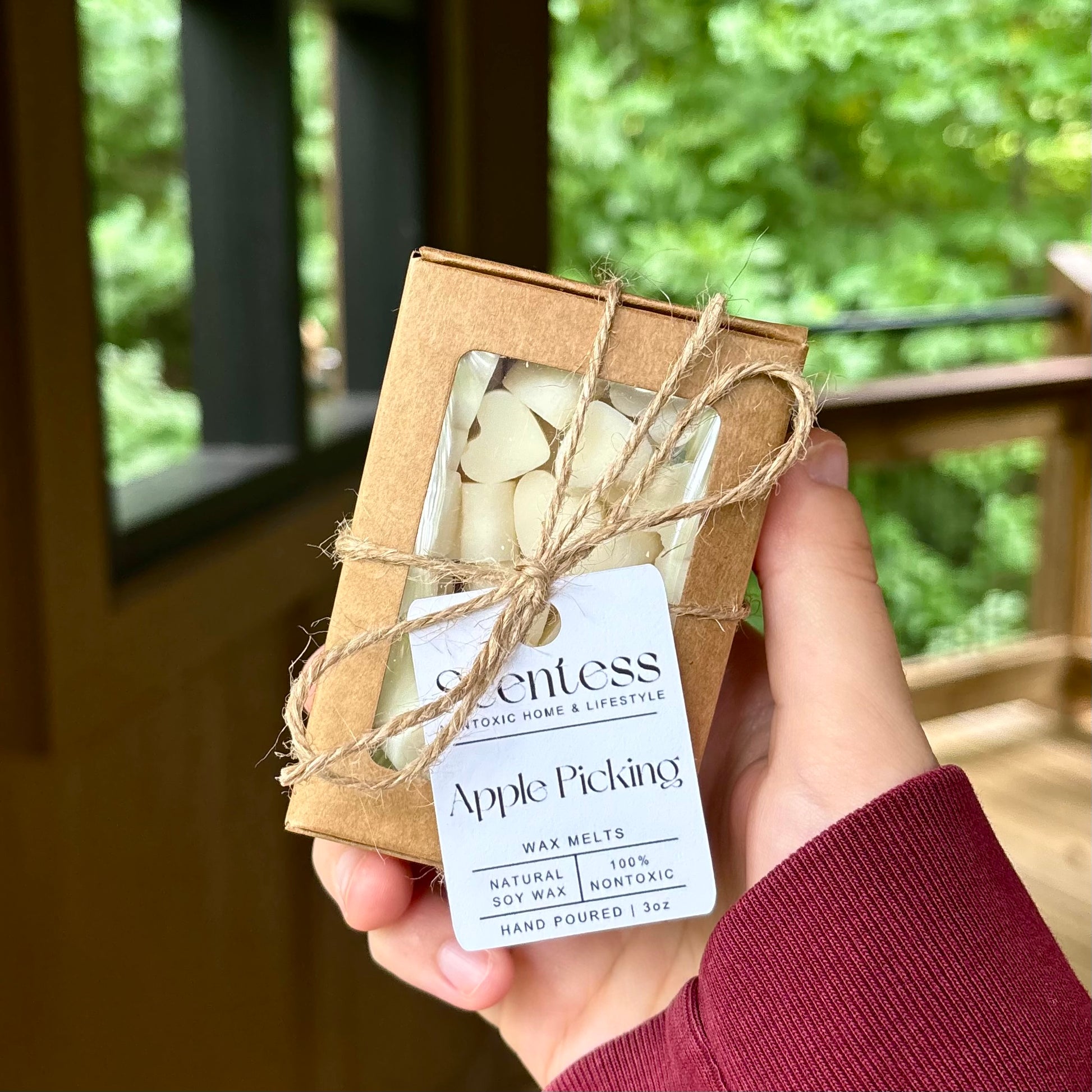Apple Picking Scented Nontoxic Heart-Shaped Wax Melts